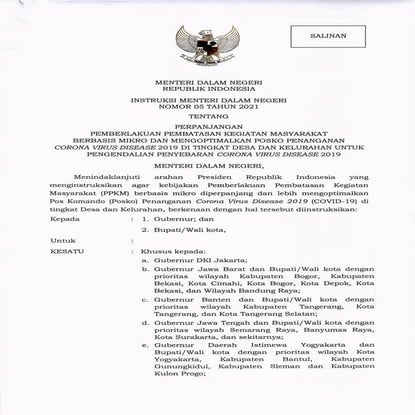 PPKM Mikro Nomor 5 ADWIL