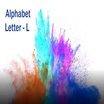 Alphabet - Letter L