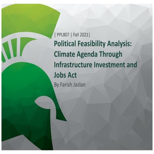 Political Feasibility Analysis: Climate Agenda Through Infrastructure Investm...