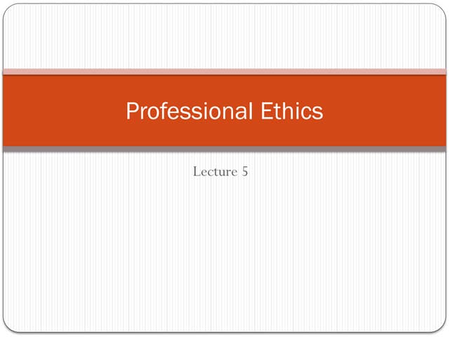 professional ethics about ethical values in workplace