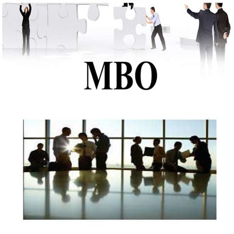 MANAGEMENT BY OBJECTIVES