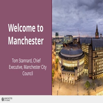 Tom Stannard - Manchester City Council - PPMA