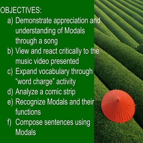Lesson Plan On Modals Pdf