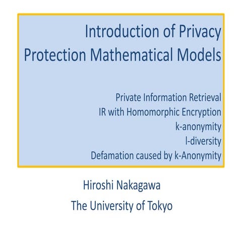 Privacy Protectin Models and Defamation caused by k-anonymity