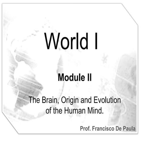 Evolution of human brain & mind | DOC