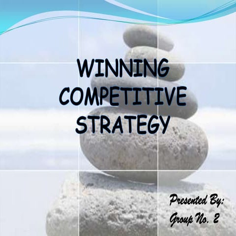 Competitive winning strategy