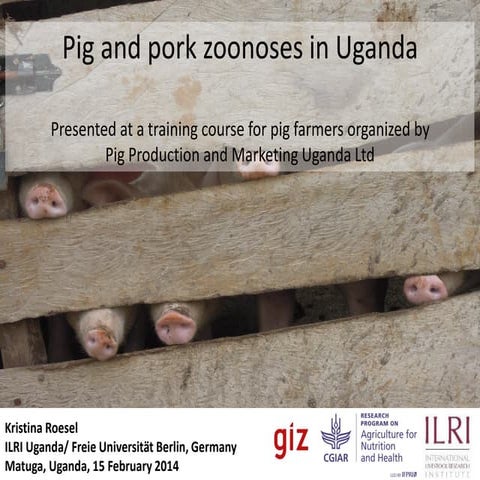 Pig and pork zoonoses in Uganda