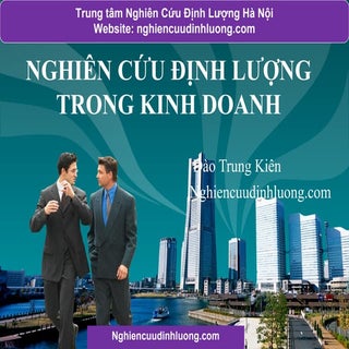 Phương pháp nghiên cứu định lượng