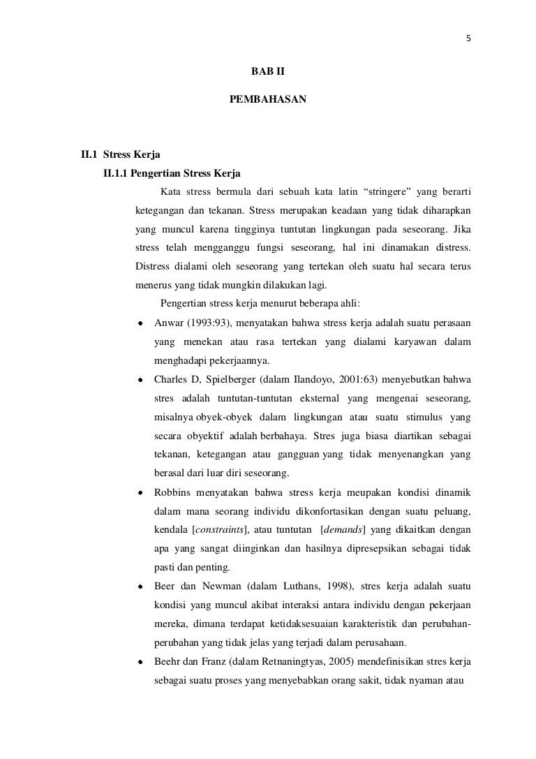 Stres Kerja