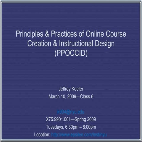 PPOCCID Sp09 Class 6v2