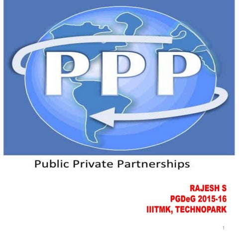 Public Private Partnership