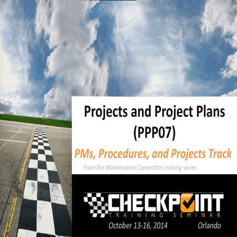 PPP07 - Projects and Project Plans 