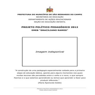 Projeto Político Pedagógico da EMEB...
