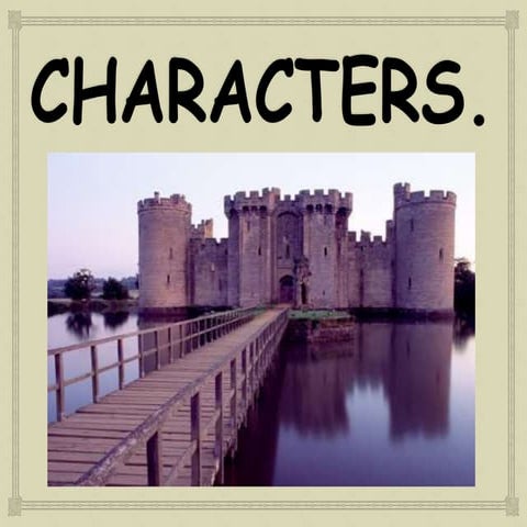 Pp personajes castillo