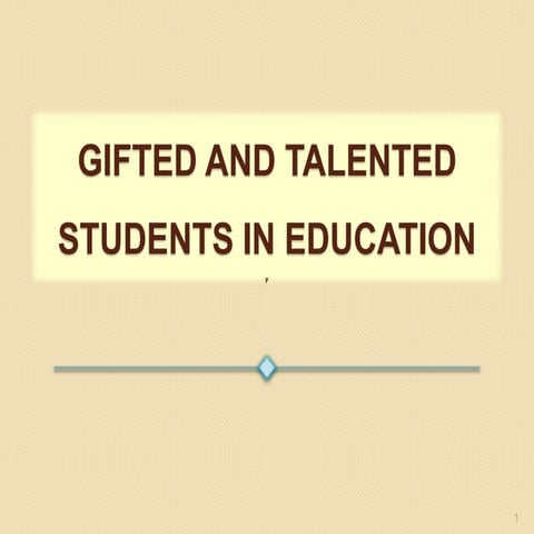 Gifted Education