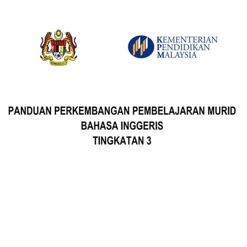 PPPM BAHASA INGGERIS TINGKATAN 3