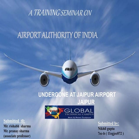 Industrial Training at Airports Authority of India
