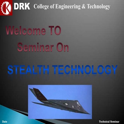 Presentation on stealth technology