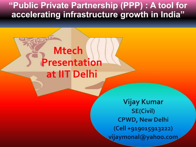 Public-Private Partnership (PPP) Models in India.pptx