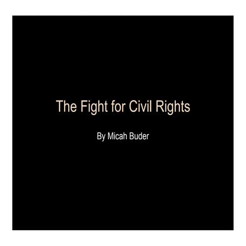Civil rights powerpoint | PPT