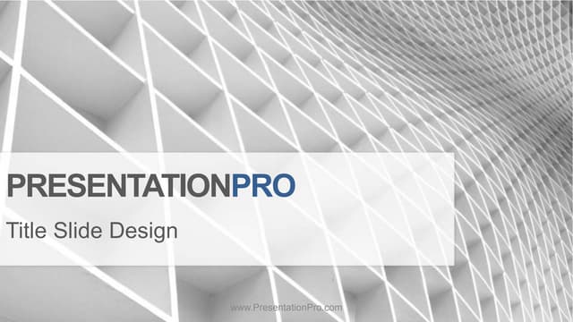 Cube waves PowerPoint Template