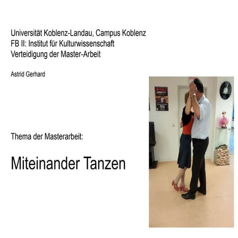 PPP VERTEIDIGUNG der Master-Abschluss-Arbeit für den Master of Arts in Kulturwissenschaft an der Universität in Koblenz