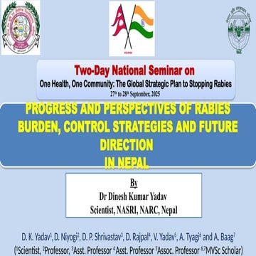 Applied epidemiology rabies in nepal | PDF
