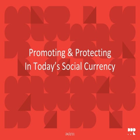 Promoting & Protecting In Today’s Social Currency - Perth