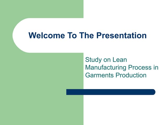 Study on Lean Manufacturing Process...