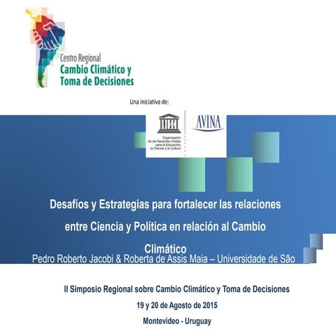 Interacciones Ciencia-Politica