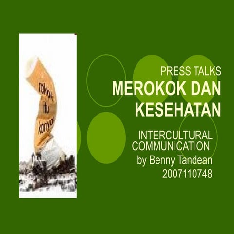 Bahaya merokok | PPTX