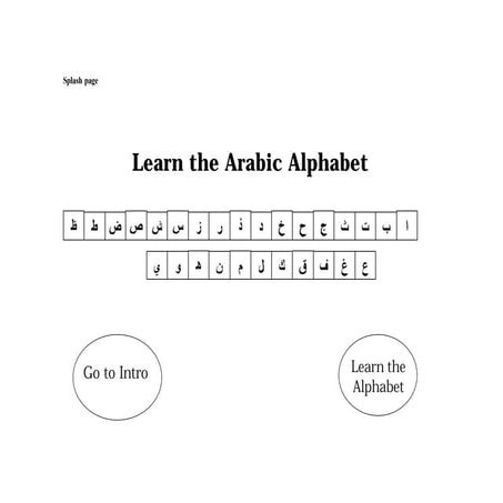 How to learn basic arabic language?