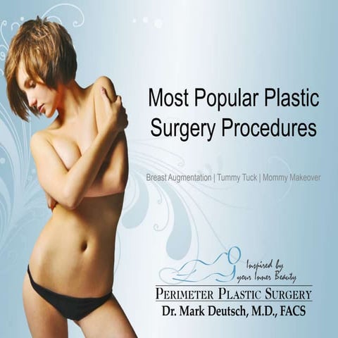 Most Popular Plastic Surgery Procedures