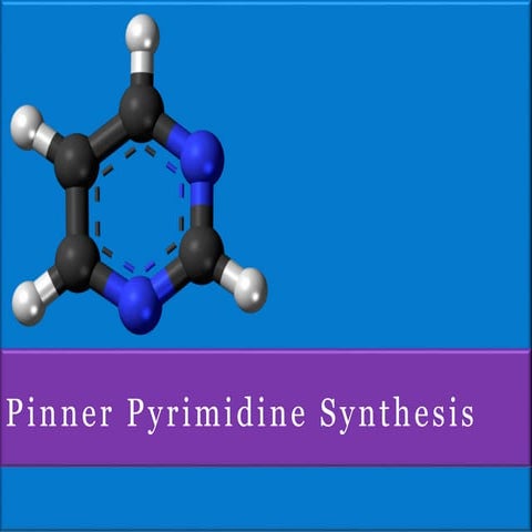 Pinner pyrimidine synthesis