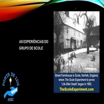 As experiências do Grupo de Scole | ODP