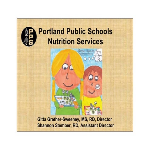 Geographic Preference for School Food: Overcoming Legal Barriers - PowerPoint...