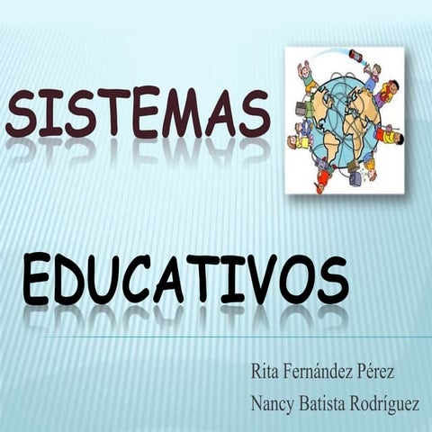 La educación infantil en el mundo power | PPTX