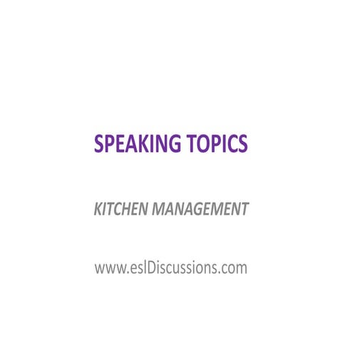 Ppspeaking topics