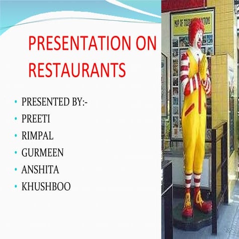 mcdonald\'s ppt