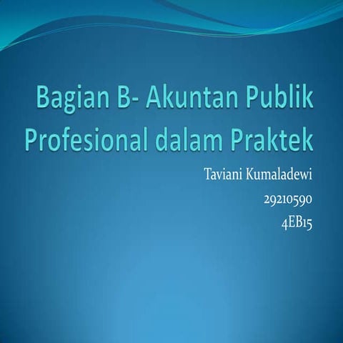 POWER POINT ETIKA PROFESI