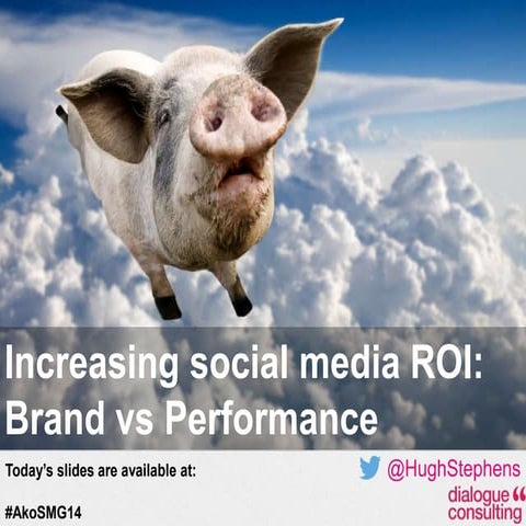 Brand vs Performance in Social Media Return on Investment