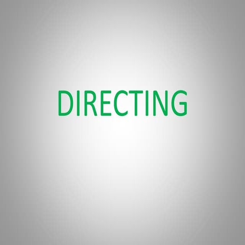 directing.ppt
