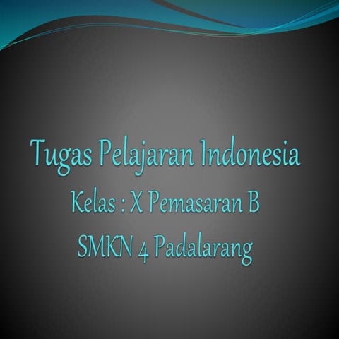 Pp, t.indonesia
