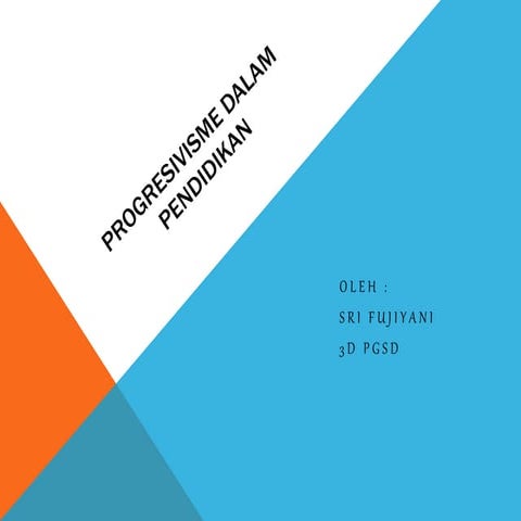 Power Point progresivisme dalam pendidikan