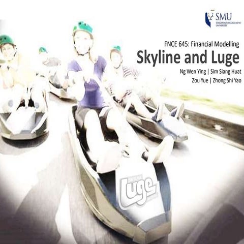 Financial Modelling - Skyline and Luge queue time