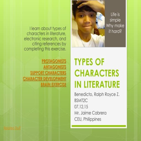 Ppt. characters
