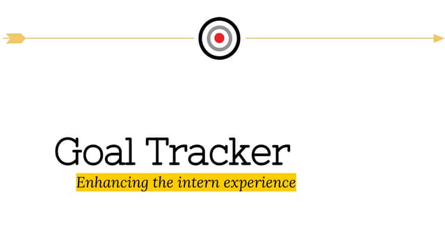 Goal Tracker MVP