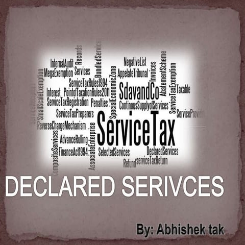 Declared Service section 66E