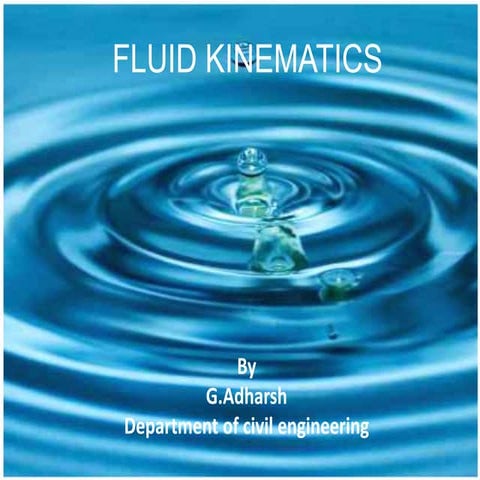 kinematics of fluids basics