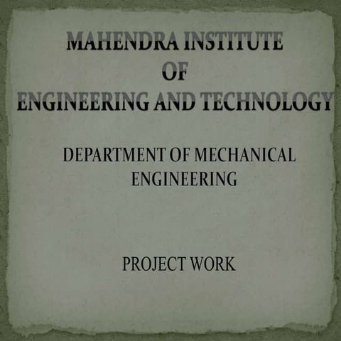 Pipe line Inspection Robot